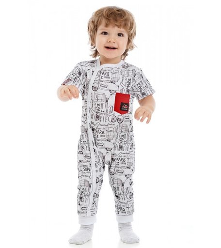 Lucky Child Комбинезон для мальчика Лемур в Париже 43-13к/цв