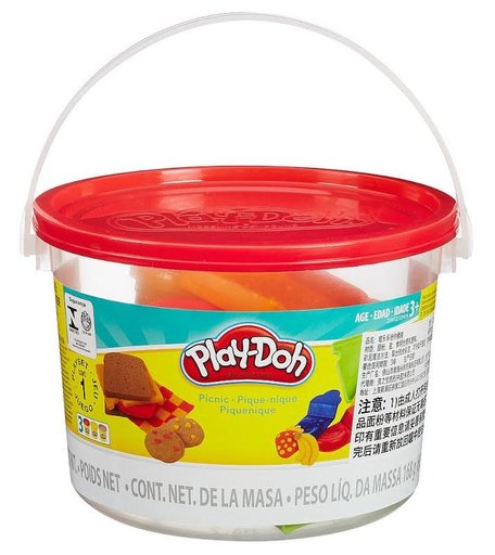 Набор для лепки из пластилина Play-Doh Ведёрочко красная коричневый