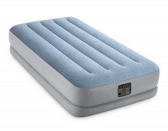 Миниатюра фотографии Intex надувная кровать raised comfort с подголовником 64166