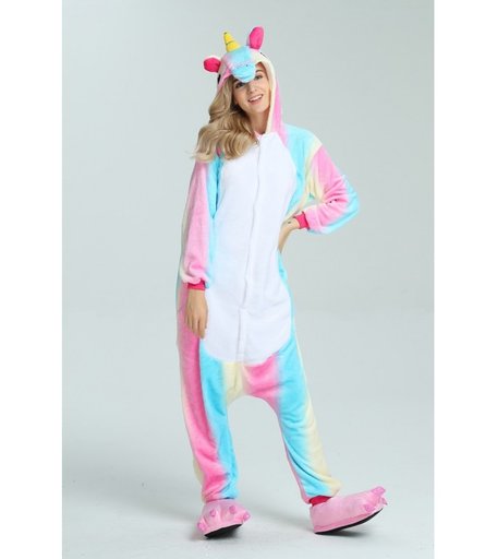 Snuggie Кигуруми Единорог зефирный