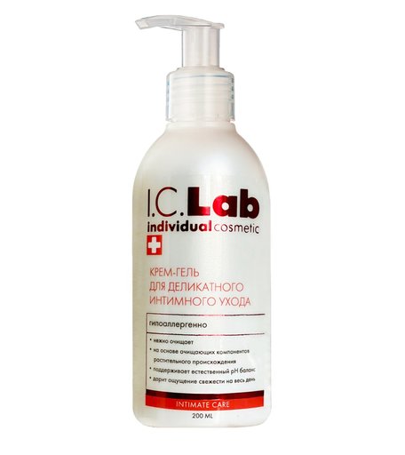 Крем-гель для деликатного интимного ухода I.C.Lab Individual cosmetic 200 мл