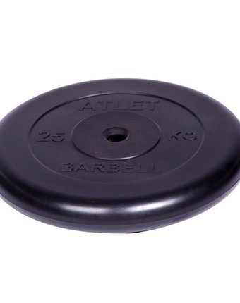 Миниатюра фотографии Mb bardell диск обрезиненный atlet d 26 мм 25 кг