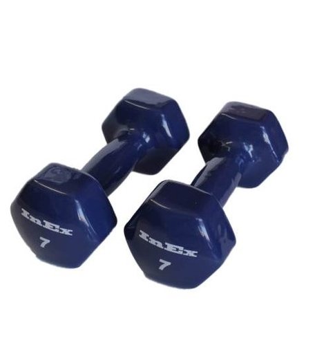 Inex Гантели для аэробики в виниле IN-VD7 3.15 кг