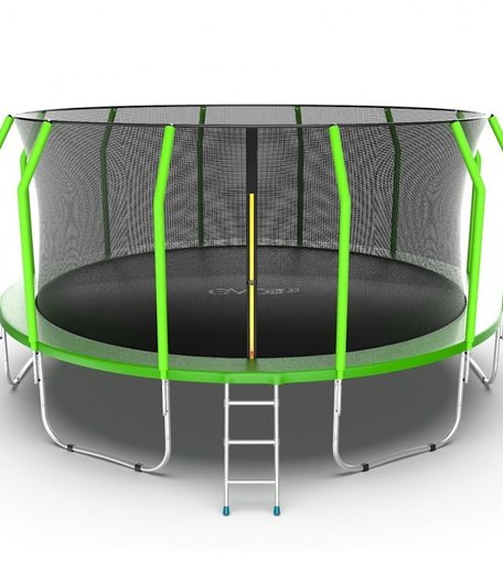 EVO Jump Батут Internal с внутренней сеткой и лестницей 16ft
