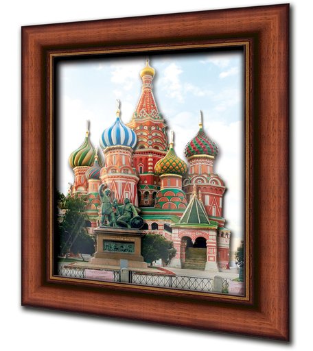 Хобби и Творчество VIZZLE Объемная картина Собор Василия Блаженного ( Покровский собор )