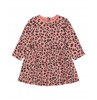 Миниатюра фотографии Платье "леопард", розовый