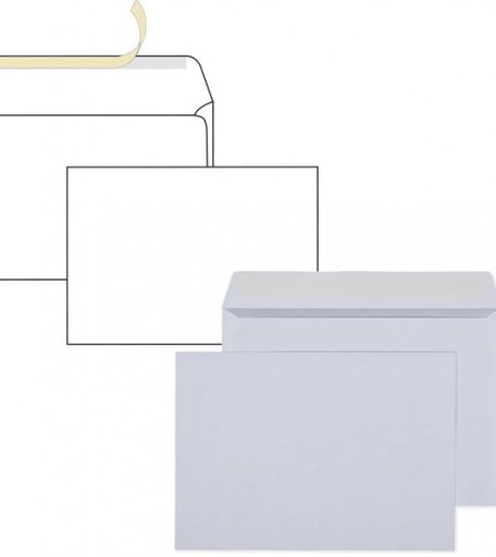 Курт Конверты С5 STRIP 80 г/м2 162х229 мм 1000 шт.