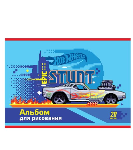 альбом А4 20л Priority Hot Wheels