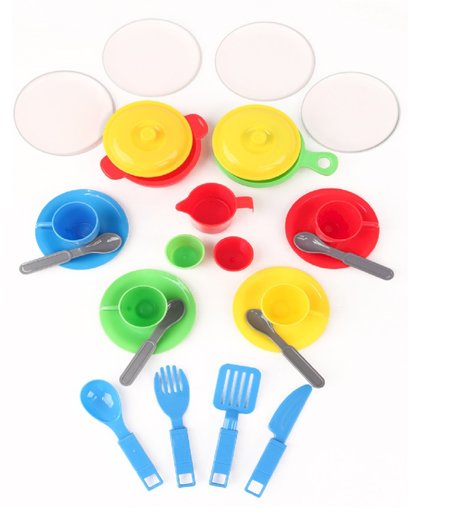 Игровой набор ГринПласт Посуда в сумочке, 27 элементов