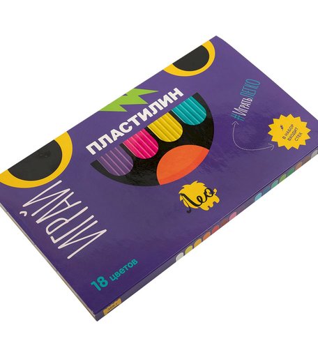 Пластилин классический Лео Играй, (18 цв/360 г)