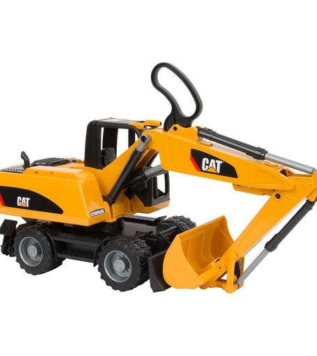 Экскаватор Bruder CAT колёсный с отвалом