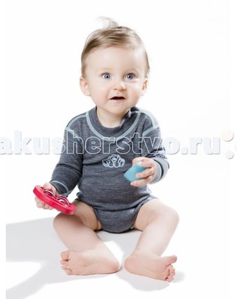 Миниатюра фотографии Norveg soft baby боди детское с длинным рукавом