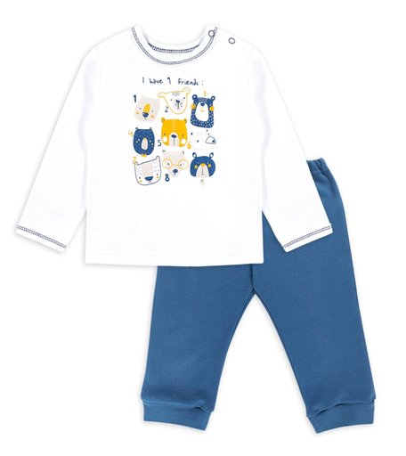 Комплект лонгслив/брюки Веселый малыш