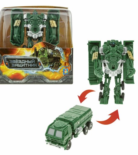 Трансформер 1Toy собирается в грузовик