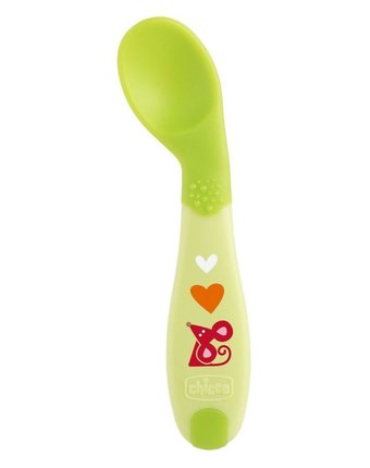 Ложка Chicco Babys First Spoon для кормления пластик с 6 месяцев