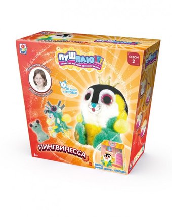 1 Toy Пуш-Плюш Набор для творчества Пингвинесса