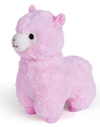 Миниатюра фотографии Мягкая игрушка fancy гламурная игрушка альпака цвет: розовый