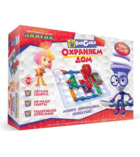 Электронный конструктор Знаток Фиксики. Охраняем дом