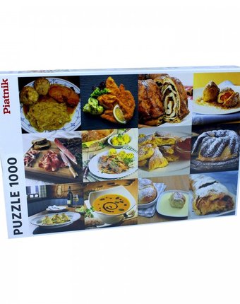 Миниатюра фотографии Piatnik  пазлы коллаж австрийская еда (1000 элементов)