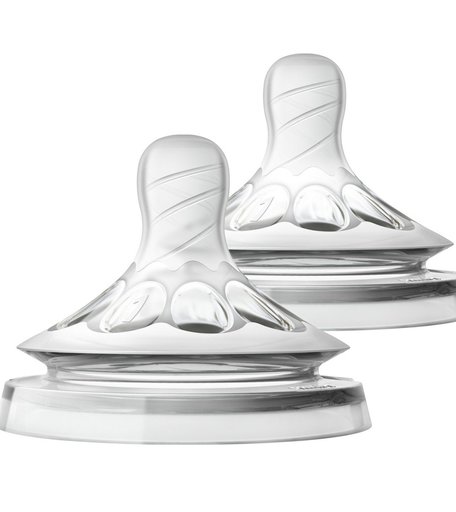 Соска Philips Avent Natural SCF041/27 медленный поток с 1 отверстием, с рождения