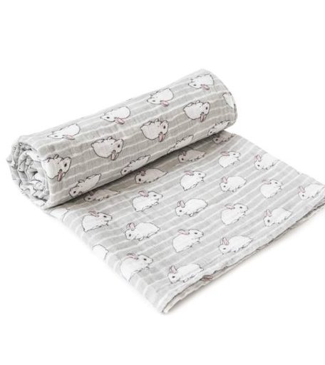 Пеленка Baby Nice Кролики 120 х 120