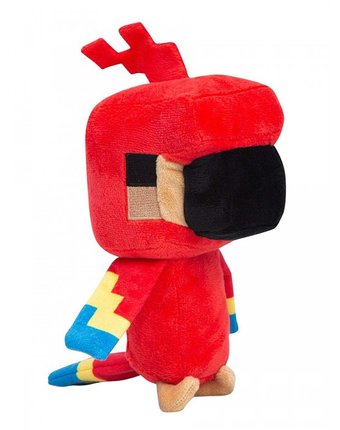 Миниатюра фотографии Мягкая игрушка minecraft happy explorer parrot 18 см