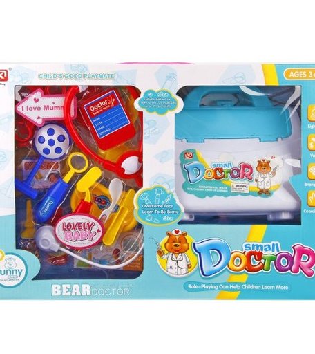 Наша Игрушка Набор Медвежонок-доктор (17 предметов)
