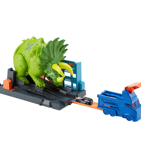 Игровой набор Hot Wheels Smashin` Triceratops GBF97