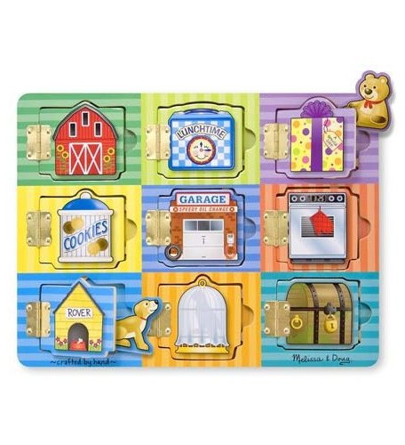 Деревянная игрушка Melissa & Doug Магнитная игра Доска Прятать и искать