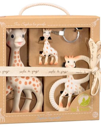 Миниатюра фотографии Игровой набор sophie la girafe жирафик софи 3 в 1
