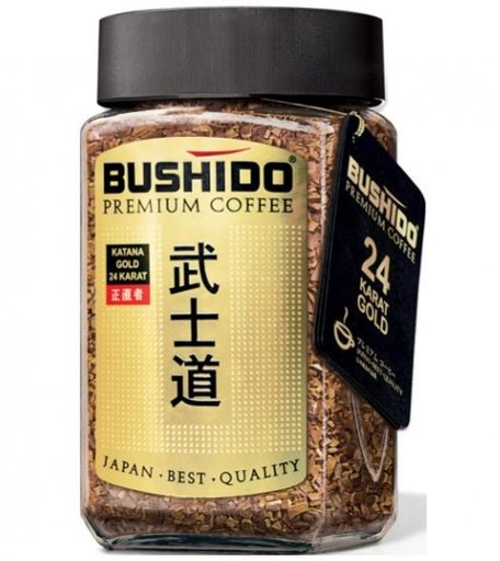 Bushido Кофе растворимый сублимированный Katana Gold 24 Karat 100 г