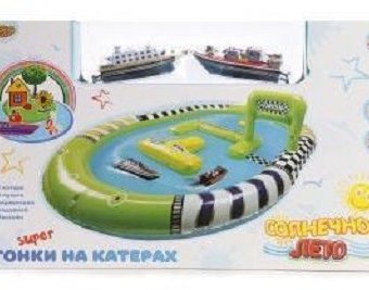 Миниатюра фотографии Наша игрушка игровой набор забавные гонки корабль р/у 2 шт.