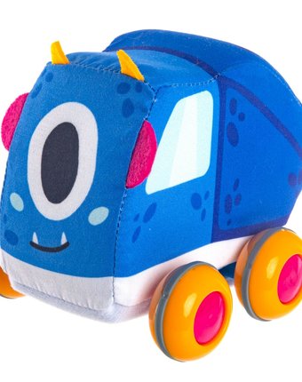 Миниатюра фотографии Мягкая игрушка мокас машинка гру 11 см цвет: синий