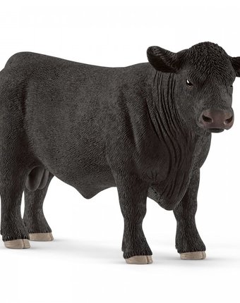 Миниатюра фотографии Schleich игровая фигурка бык черный ангус