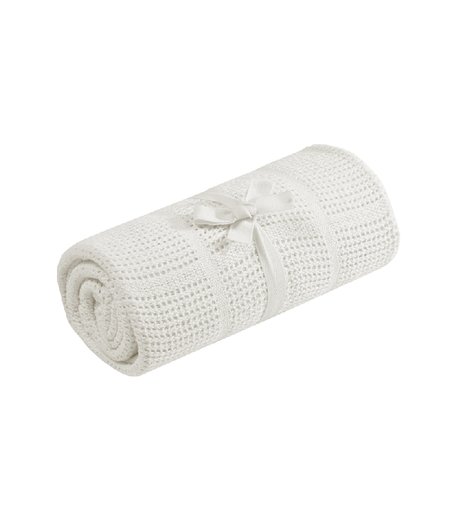 Плед хлопковый Mothercare для колыбели, 70х90 см, кремовый