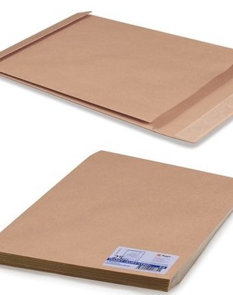 Миниатюра фотографии Курт конверт-пакеты е4+ объемный до 300 листов 300х400х40 мм 25 шт.