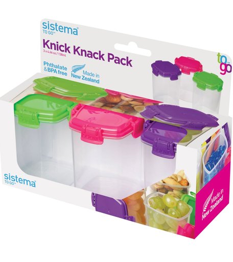 Sistema, Контейнер 3шт по 138мл \