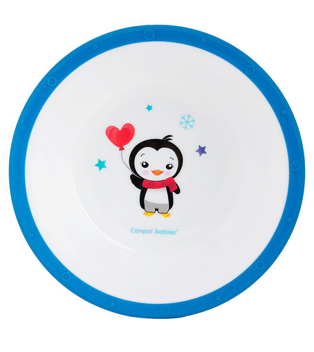 Тарелка Canpol с антискользящим дном, с 12 месяцев