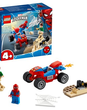Миниатюра фотографии Конструктор lego marvel super heroes 76172 бой человека-паука с песочным человеком