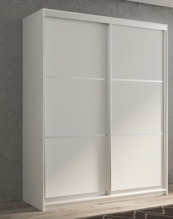 Миниатюра фотографии Шкаф рв-мебель купе 2-х дверный кааппи 4 160х45 см (белый бриллиант)