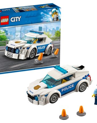 Миниатюра фотографии Конструктор lego city police 60239 автомобиль полицейского патруля