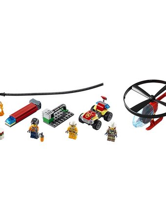 Конструктор Lego City 60248 Лего Город Пожарный спасательный вертолёт
