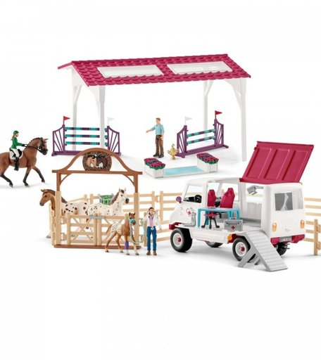 Schleich Проверка перед большим конным турниром