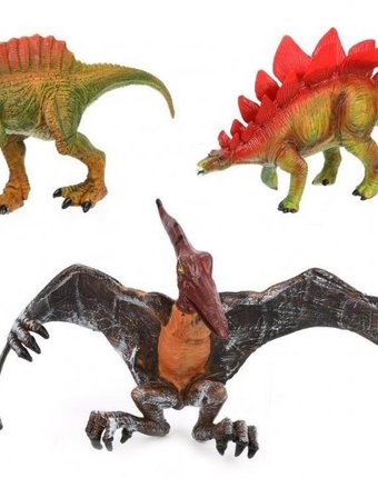 Миниатюра фотографии Наша игрушка набор фигурки динозавров 3 шт.
