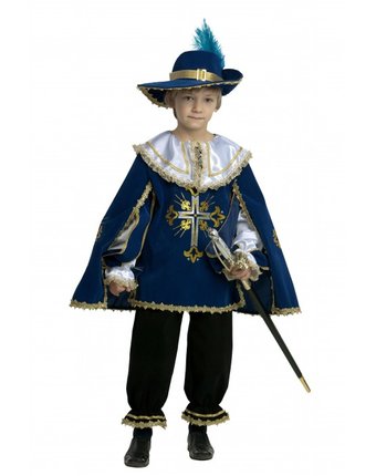 Миниатюра фотографии Батик карнавальный костюм мушкетер звездный маскарад 401