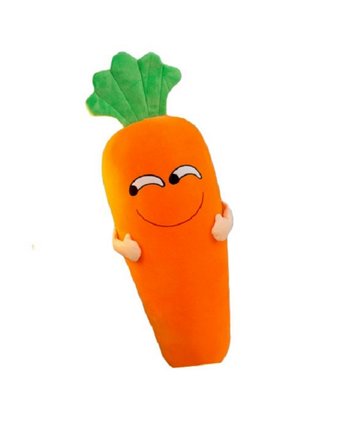 Мягкая игрушка Super01 Морковь 60 см цвет: оранжевый