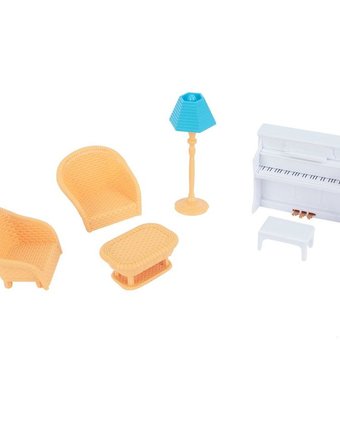Миниатюра фотографии Мебель для домика лесная семейка гостинная игруша