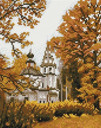 Molly Картины мозаикой Осень в глубинке 30х30 см