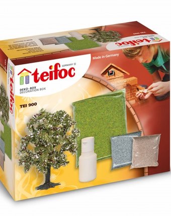 Миниатюра фотографии Teifoc декоративное дополнение (дерево, газон, гравий)