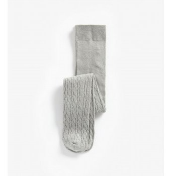 Миниатюра фотографии Колготки с люрексом, серый
